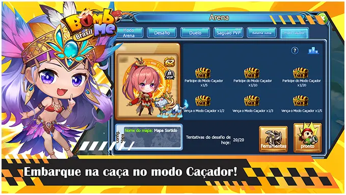 Embarque na caça no modo Caçador!