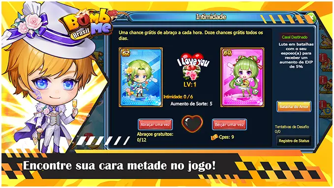 Encontre sua cara metade no jogo!